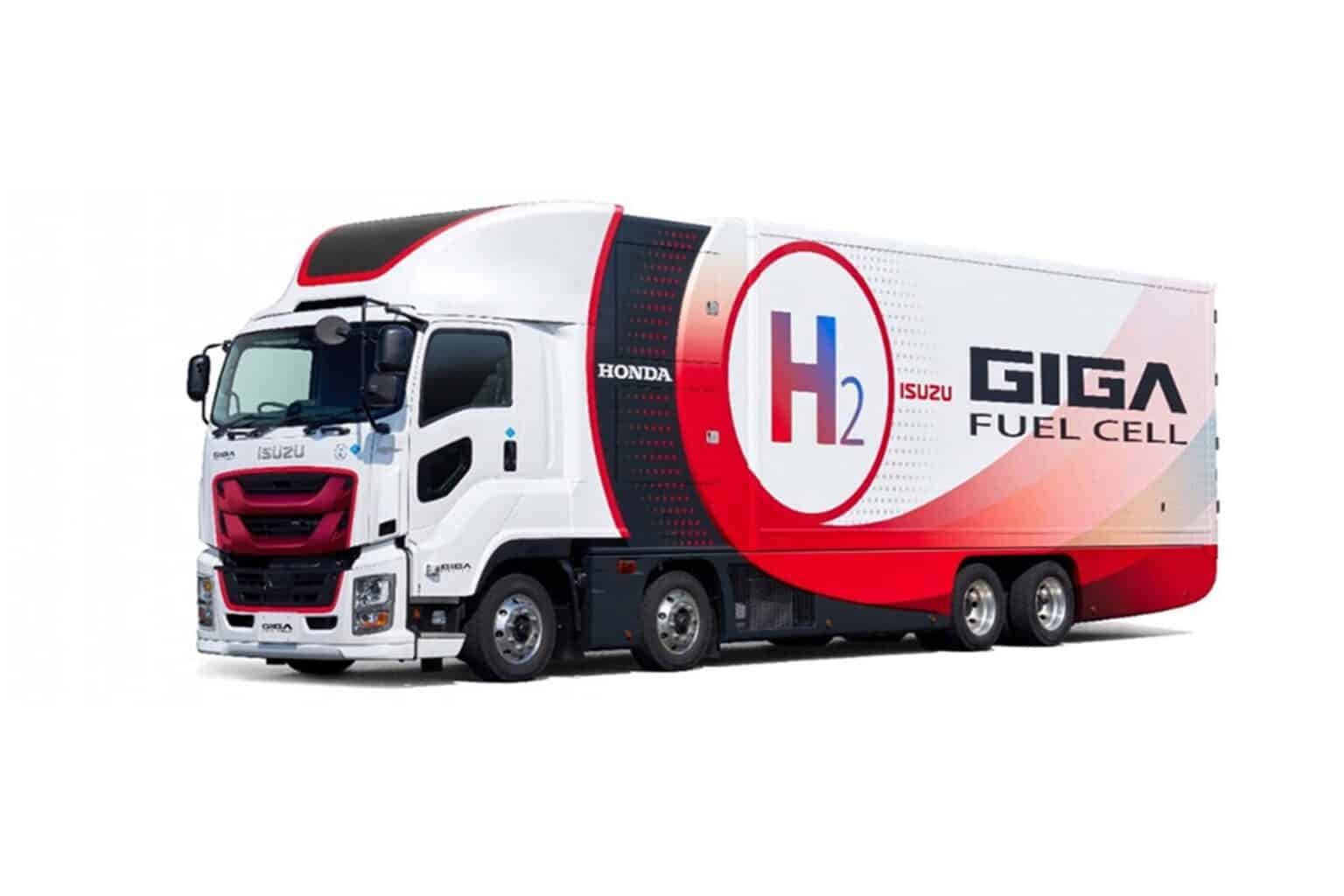 Isuzu und Honda präsentieren Giga Fuel Cell