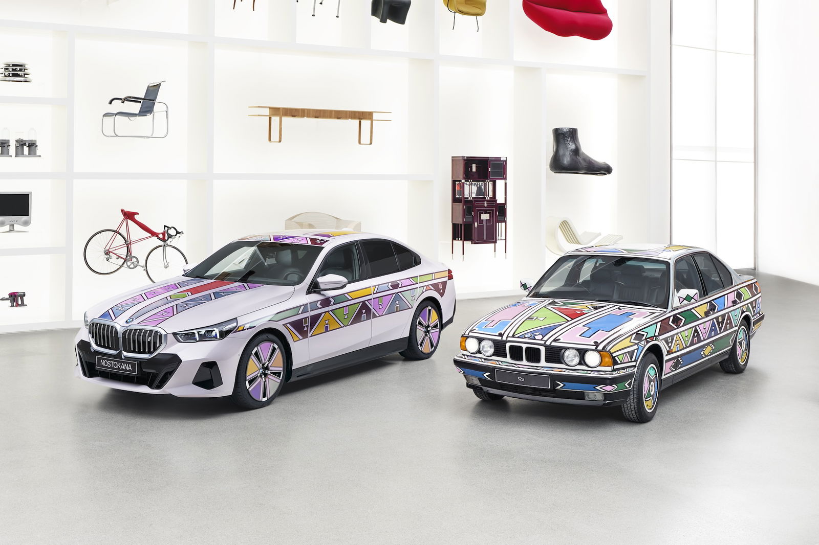 Kunst trifft Innovation: Art Car BMW i5 Flow Nostokana